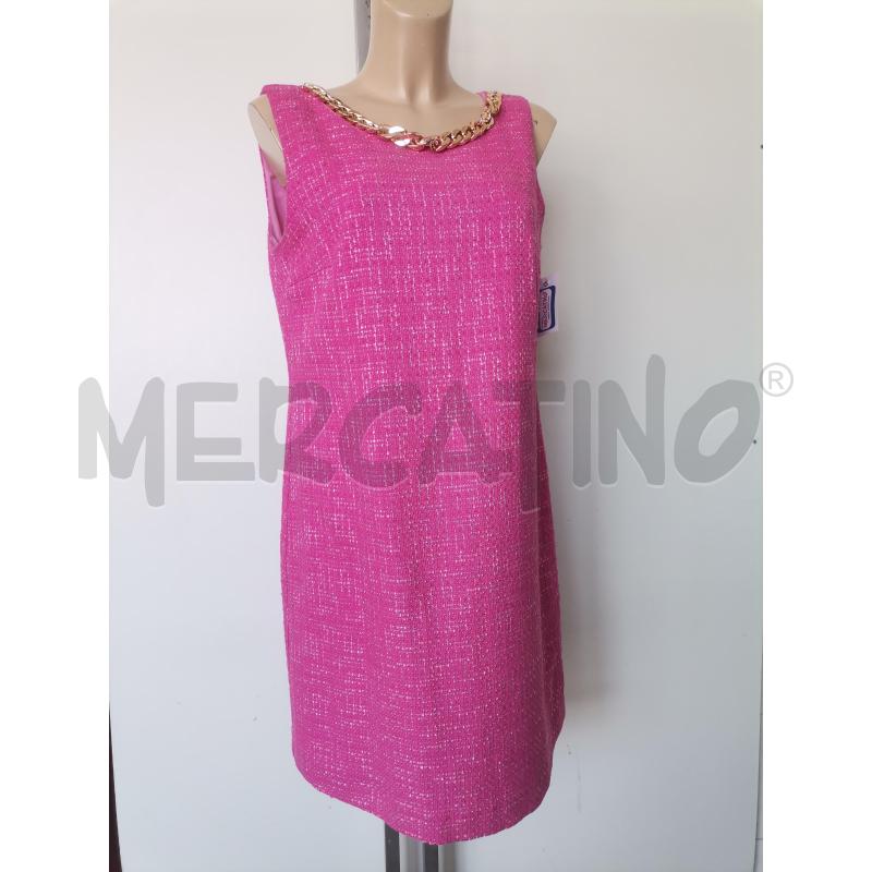 ABITO DONNA GAIE FUXIA CATENELLA DORATA | Mercatino dell'Usato Lamezia terme 1
