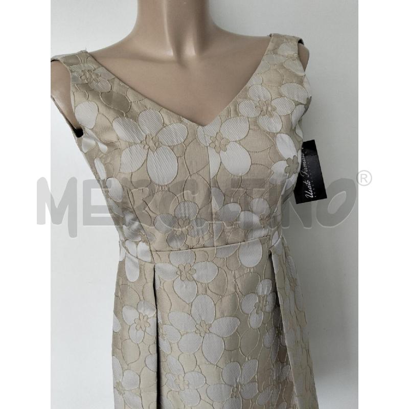 ABITO DONNA INTREND BEIGE FIORELLINI BIANCO  | Mercatino dell'Usato Lamezia terme 2