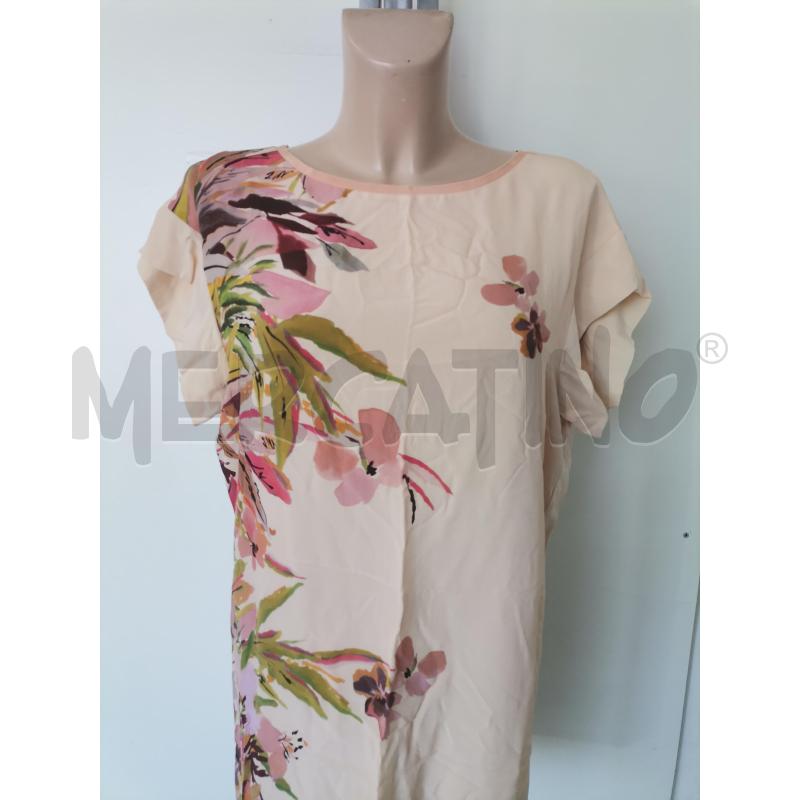 ABITO DONNA INTREND ROSA FIORI MISTO SETA | Mercatino dell'Usato Lamezia terme 2