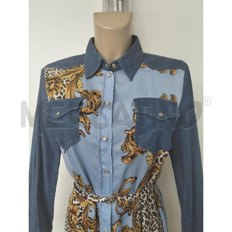 ABITO DONNA LIU JO JEANS AZZURRO TIGRATO | Mercatino dell'Usato Lamezia terme 2