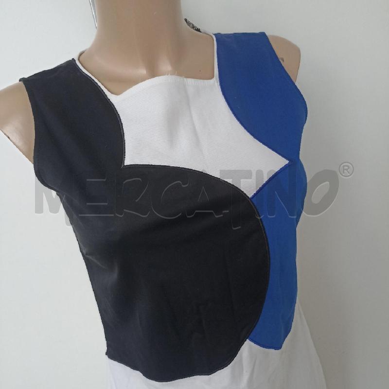 ABITO DONNA LOVE MOSCHINO BIANCO NERO BLU TUBINO | Mercatino dell'Usato Lamezia terme 2
