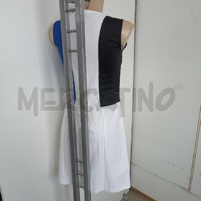 ABITO DONNA LOVE MOSCHINO BIANCO NERO BLU TUBINO | Mercatino dell'Usato Lamezia terme 3