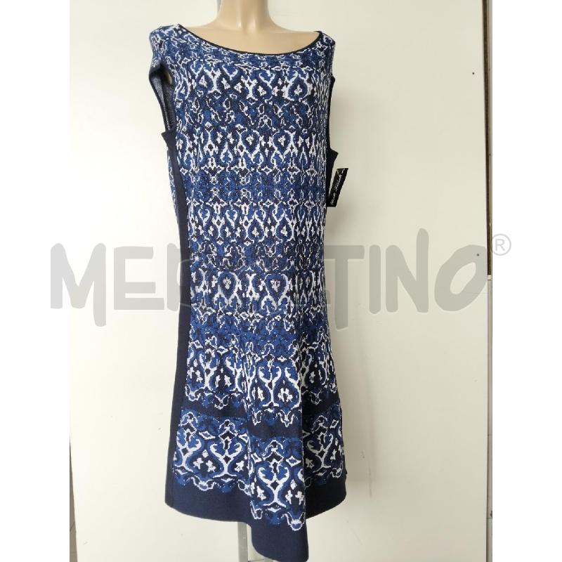 ABITO DONNA LUISA SPAGNOLI NERO BLU BIANCO  | Mercatino dell'Usato Lamezia terme 1