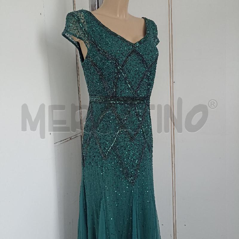 ABITO DONNA LUISA SPAGNOLI VERDE RICAMATO A MANO VERDE | Mercatino dell'Usato Lamezia terme 2