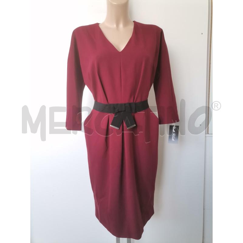 ABITO DONNA LUISA SPAGOLI BORDÒ FIORE NERO | Mercatino dell'Usato Lamezia terme 1