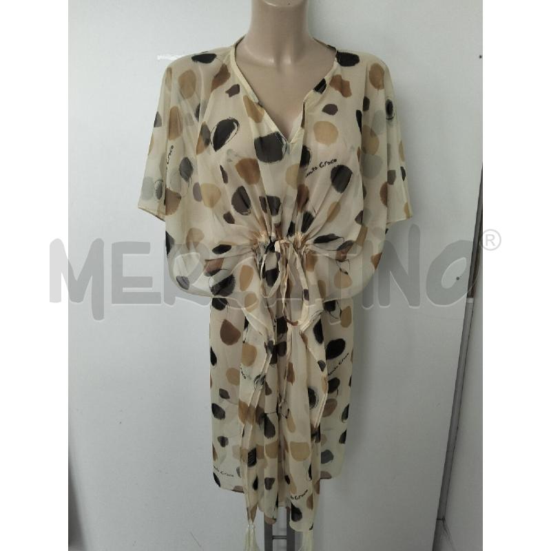 ABITO DONNA MANILA GRACE BEIGE POIS VELATO | Mercatino dell'Usato Lamezia terme 1