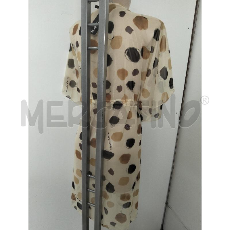 ABITO DONNA MANILA GRACE BEIGE POIS VELATO | Mercatino dell'Usato Lamezia terme 3