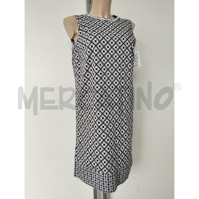 ABITO DONNA MARELLA CELESTE NERO BIANCO  | Mercatino dell'Usato Lamezia terme 1