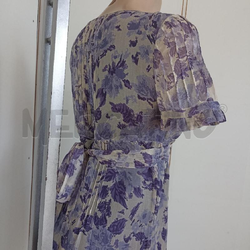 ABITO DONNA MAX&CO BEIGE VIOLA FIORATO  | Mercatino dell'Usato Lamezia terme 4