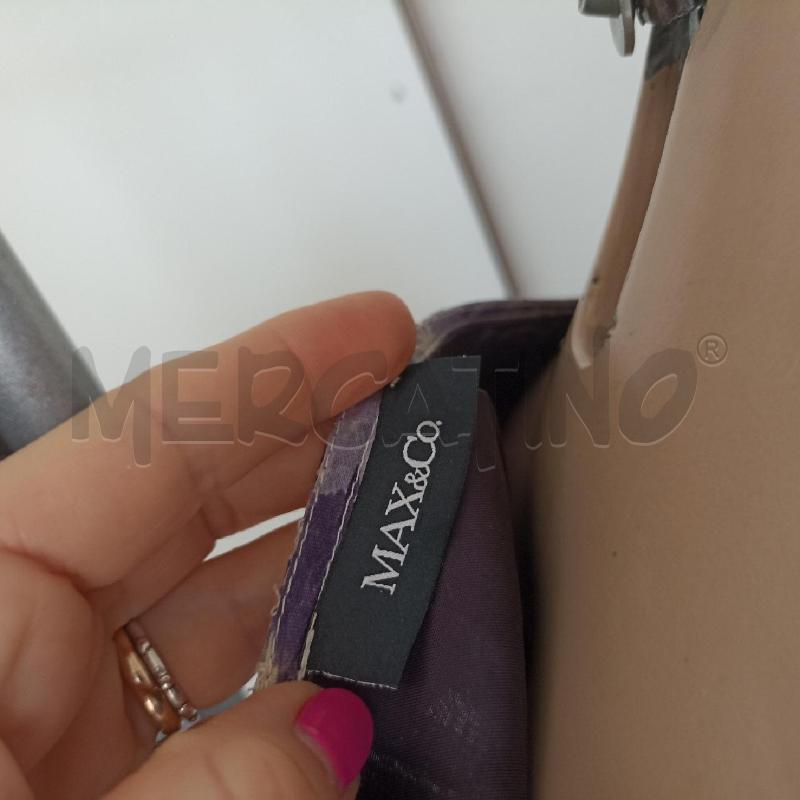 ABITO DONNA MAX&CO BEIGE VIOLA FIORATO  | Mercatino dell'Usato Lamezia terme 5