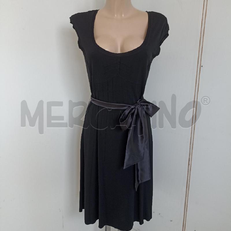 ABITO DONNA MAX&CO NERO CON CINTURINO RASO | Mercatino dell'Usato Lamezia terme 1