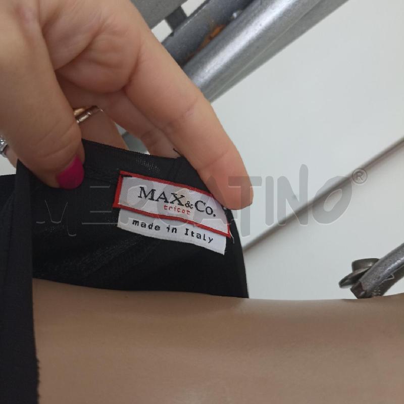 ABITO DONNA MAX&CO NERO CON CINTURINO RASO | Mercatino dell'Usato Lamezia terme 4