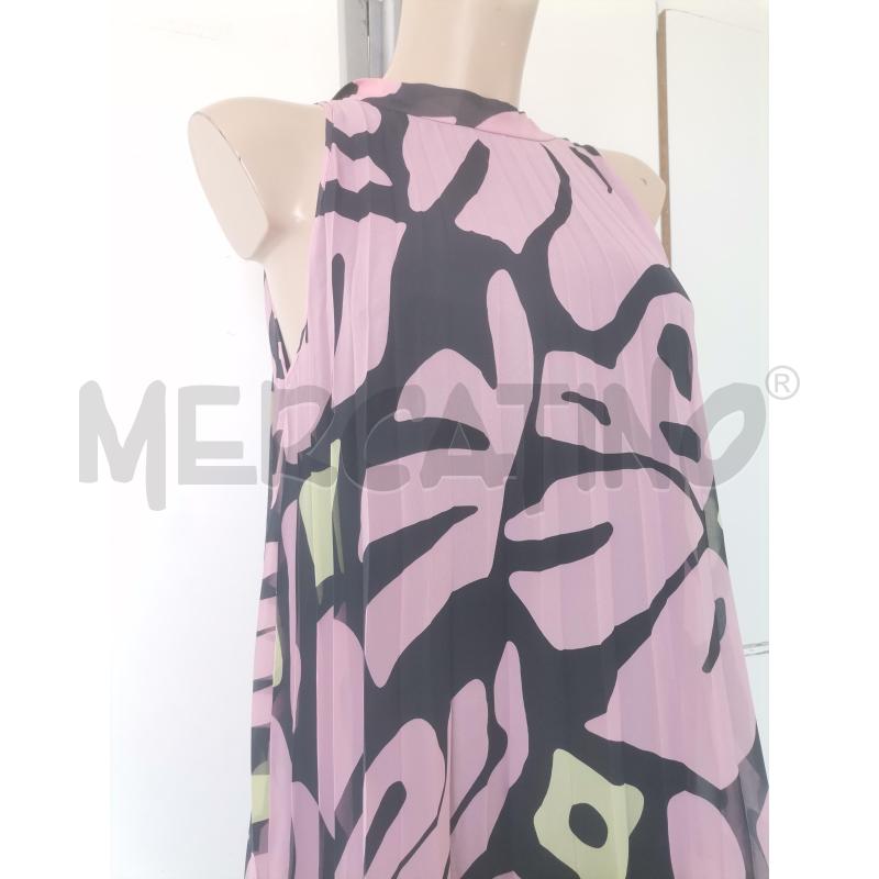 ABITO DONNA MAX CO NERO ROSA PLISSE | Mercatino dell'Usato Lamezia terme 2