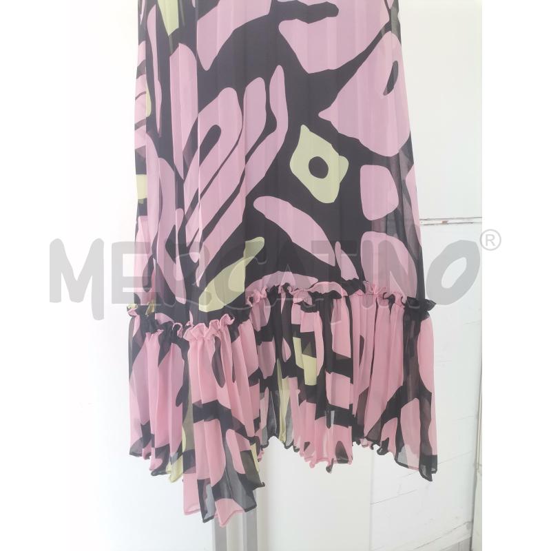 ABITO DONNA MAX CO NERO ROSA PLISSE | Mercatino dell'Usato Lamezia terme 3