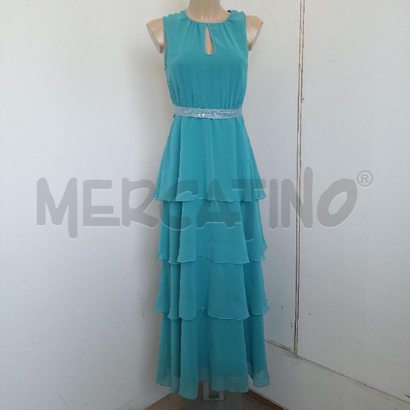 ABITO DONNA PENNYBLACK CELESTE CINTURINO PERLINE | Mercatino dell'Usato Lamezia terme 1