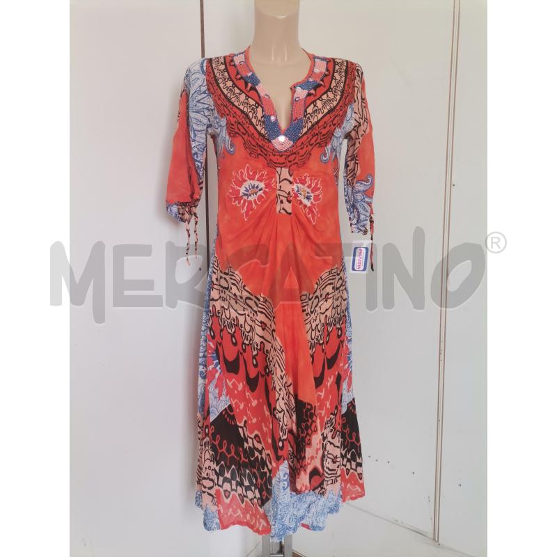 ABITO DONNA POSITANO ARANCIONE STRASS | Mercatino dell'Usato Lamezia terme 1