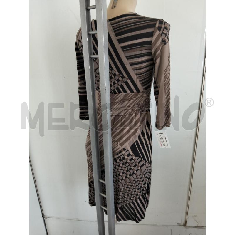ABITO DONNA SANDRO FERRONE RIGHE MARRONE NERO INTRECCIO  | Mercatino dell'Usato Lamezia terme 3