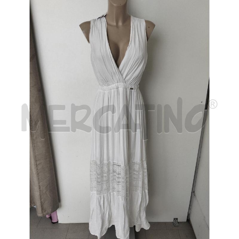 ABITO DONNA SARAH CHOLE BIANCO LUNGO  | Mercatino dell'Usato Lamezia terme 1