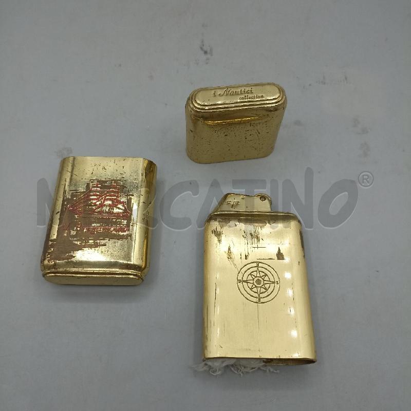 ACCENDINO DA COLLEZIONE GAMMA 2 IL BRIGANTINO IN OTTONE | Mercatino dell'Usato Lamezia terme 5