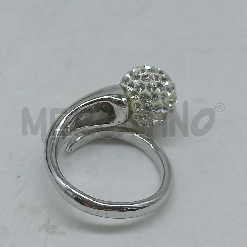 ANELLO DONNA BOCCADAMO STRASS BIANCO | Mercatino dell'Usato Lamezia terme 2