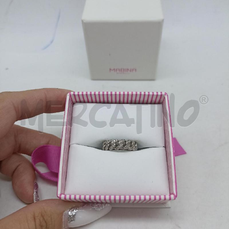 ANELLO DONNA MABINA METALLO PREZIOSO STRASS | Mercatino dell'Usato Lamezia terme 1