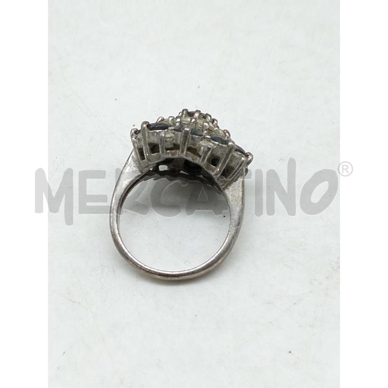 ANELLO DONNA METALLO PREZIOSO NERO BIANCO  | Mercatino dell'Usato Lamezia terme 2