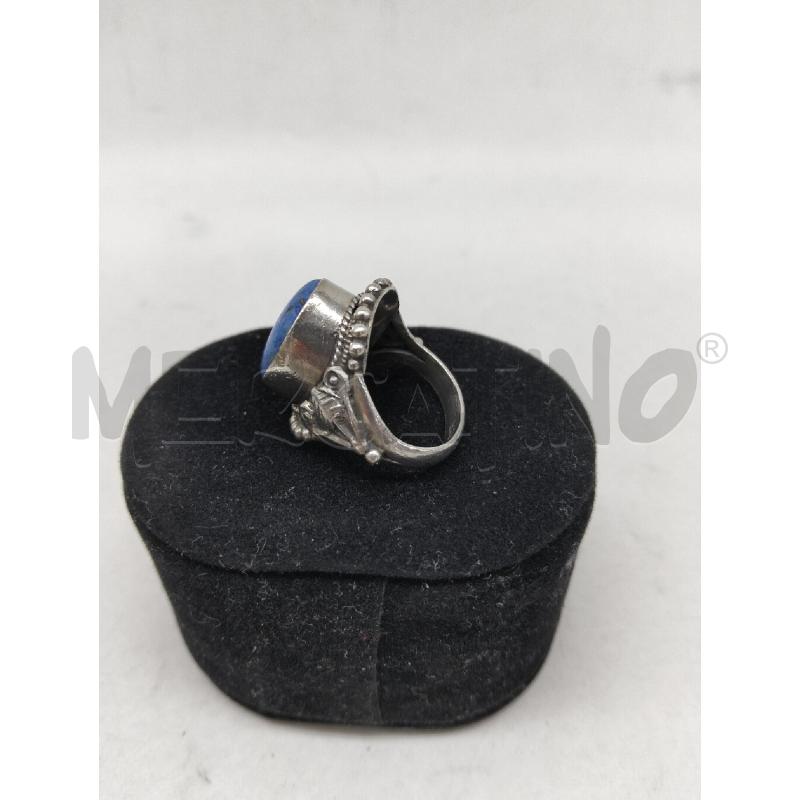 ANELLO DONNA METALLO PREZIOSO PIETRA LAPISLAZZULI BLU | Mercatino dell'Usato Lamezia terme 2