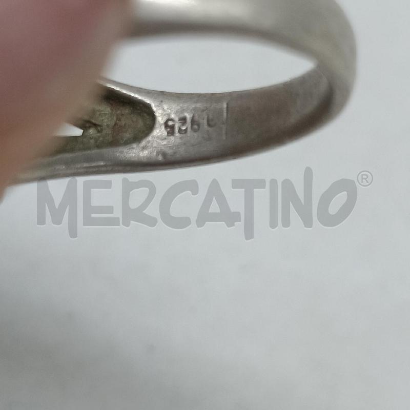 ANELLO DONNA METALLO PREZIOSO VINTAGE PIETRAE ROSSE GRANATO | Mercatino dell'Usato Lamezia terme 3