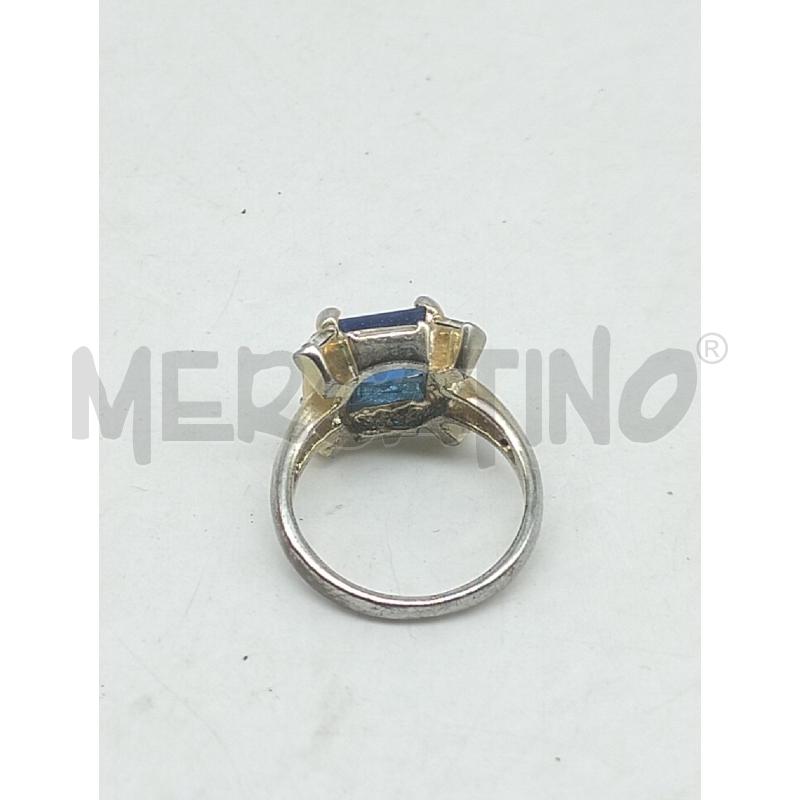 ANELLO DONNA PIETRA BLU ALTA BIGIOTTERIA | Mercatino dell'Usato Lamezia terme 2