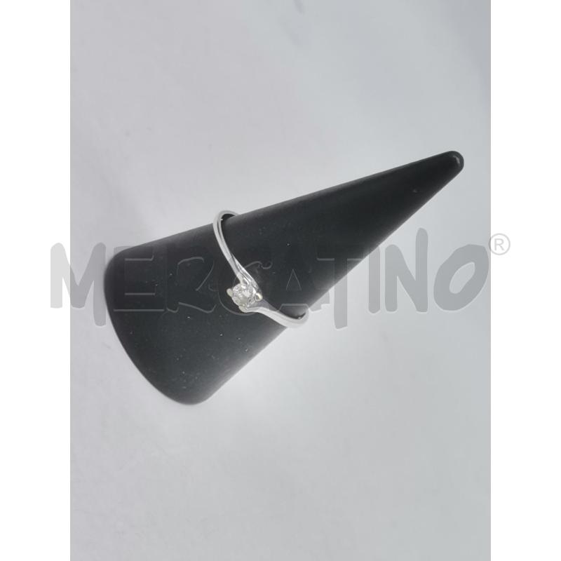 ANELLO DONNA SOLITARIO METALLO PREZIOSO CON PIETRA PREZIOSA | Mercatino dell'Usato Lamezia terme 1