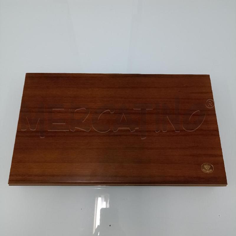 BACKGAMMON DAL NEGRO LEGNO COMPLETO DIFETTO CERNIERA  | Mercatino dell'Usato Lamezia terme 1