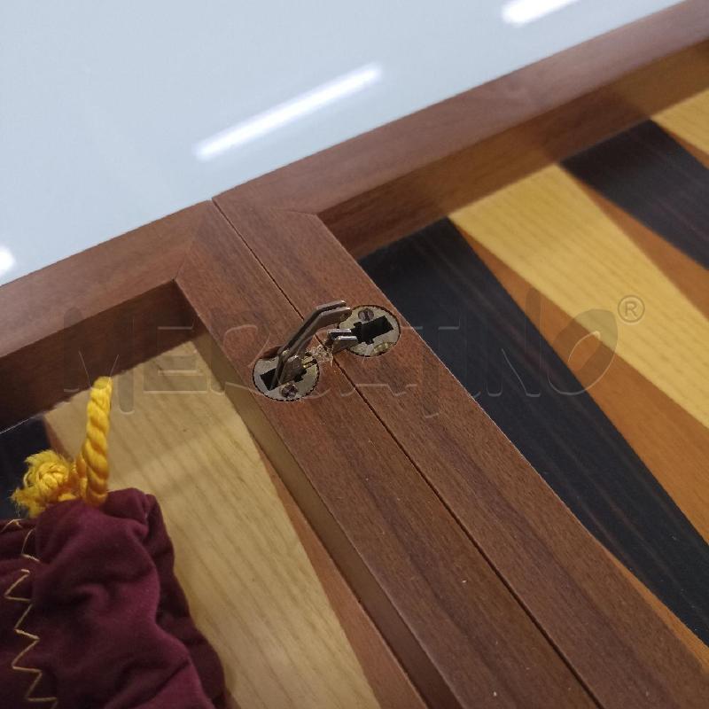 BACKGAMMON DAL NEGRO LEGNO COMPLETO DIFETTO CERNIERA  | Mercatino dell'Usato Lamezia terme 4
