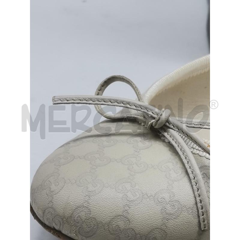 BALLERINA GUCCI VINTAGE VERA PELLE BIANCO  | Mercatino dell'Usato Lamezia terme 3
