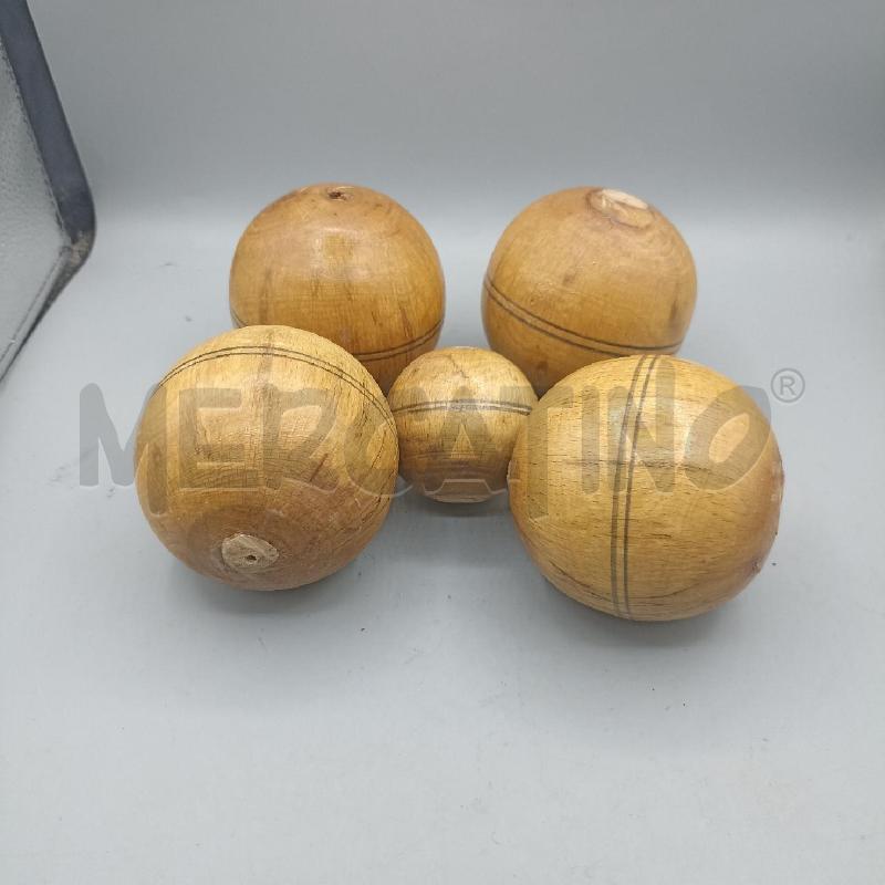 BOCCE LEGNO PZ.5 VINTAGE | Mercatino dell'Usato Lamezia terme 1
