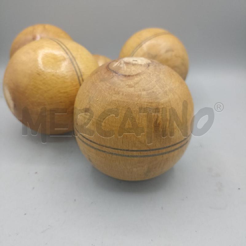 BOCCE LEGNO PZ.5 VINTAGE | Mercatino dell'Usato Lamezia terme 4
