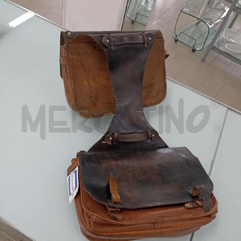 BORSA DA SELLA IN PELLE DA MOTO  | Mercatino dell'Usato Lamezia terme 1