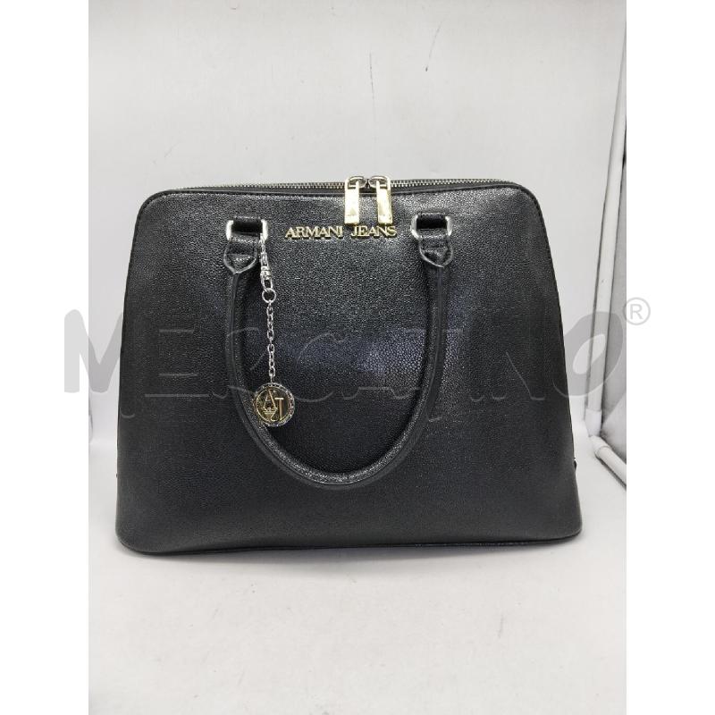 BORSA DONNA ARMANI JEANS NERO ECOPELLE | Mercatino dell'Usato Lamezia terme 1