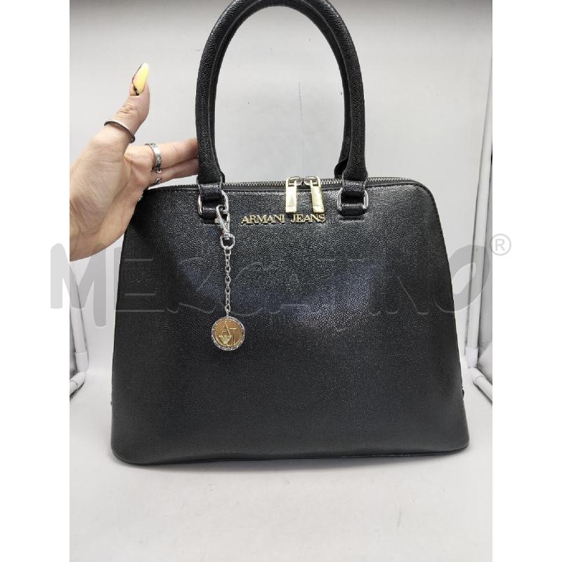 BORSA DONNA ARMANI JEANS NERO ECOPELLE | Mercatino dell'Usato Lamezia terme 2