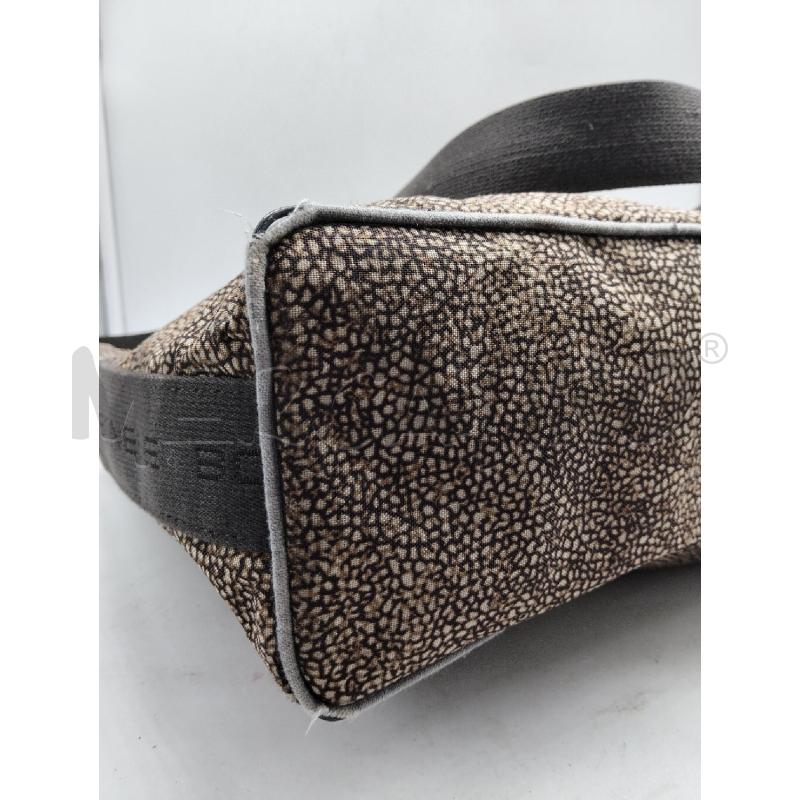 BORSA DONNA BORBONESE MARRONE BEIGE GRANDE | Mercatino dell'Usato Lamezia terme 3