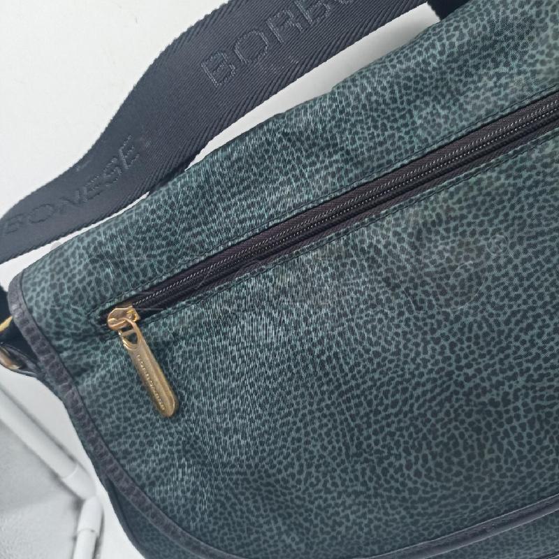 BORSA DONNA BORBONESE VERDE NERO A SPALLA | Mercatino dell'Usato Lamezia terme 2