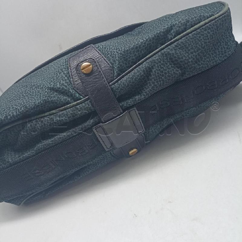 BORSA DONNA BORBONESE VERDE NERO A SPALLA | Mercatino dell'Usato Lamezia terme 3