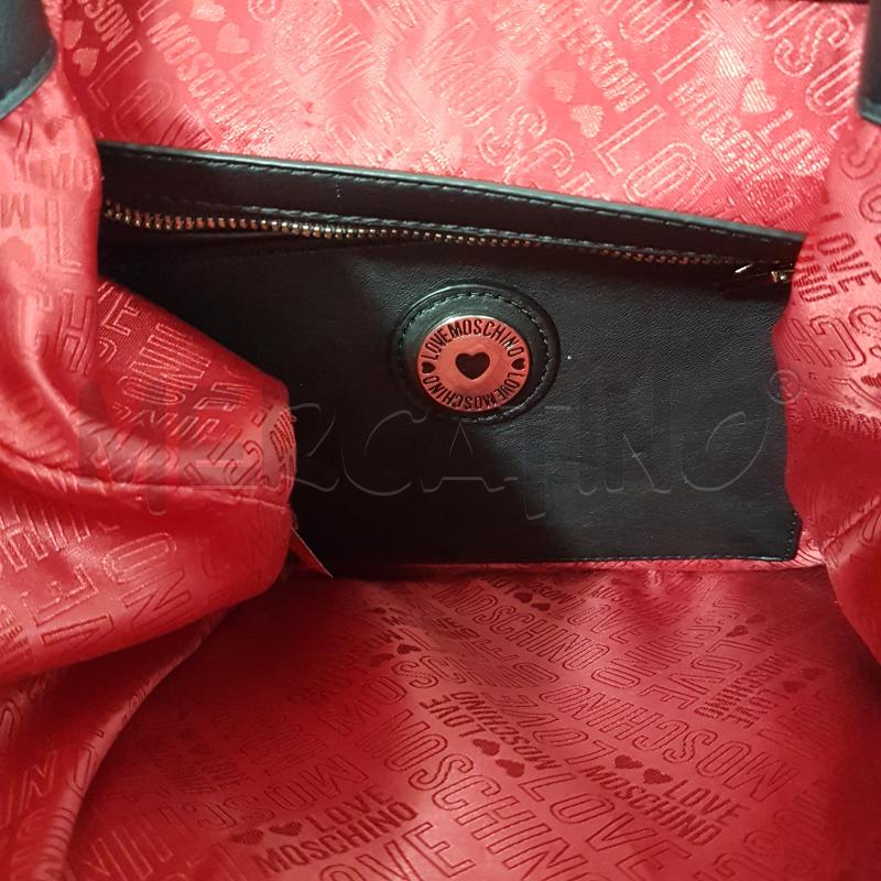BORSA DONNA BRACCIALINI NERO STAMPA POMODORI | Mercatino dell'Usato Lamezia  terme
