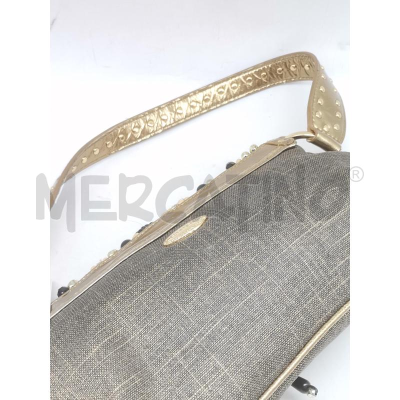 BORSA DONNA BRACCIALINI VINTAGE DORATO APPL | Mercatino dell'Usato Lamezia terme 3