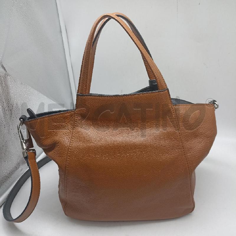 BORSA DONNA COCCINELLE MARRONE VERA PELLE CON TRACOLLA | Mercatino dell'Usato Lamezia terme 2
