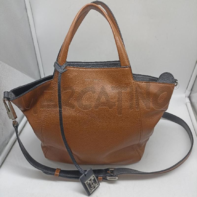 BORSA DONNA COCCINELLE MARRONE VERA PELLE CON TRACOLLA | Mercatino dell'Usato Lamezia terme 5
