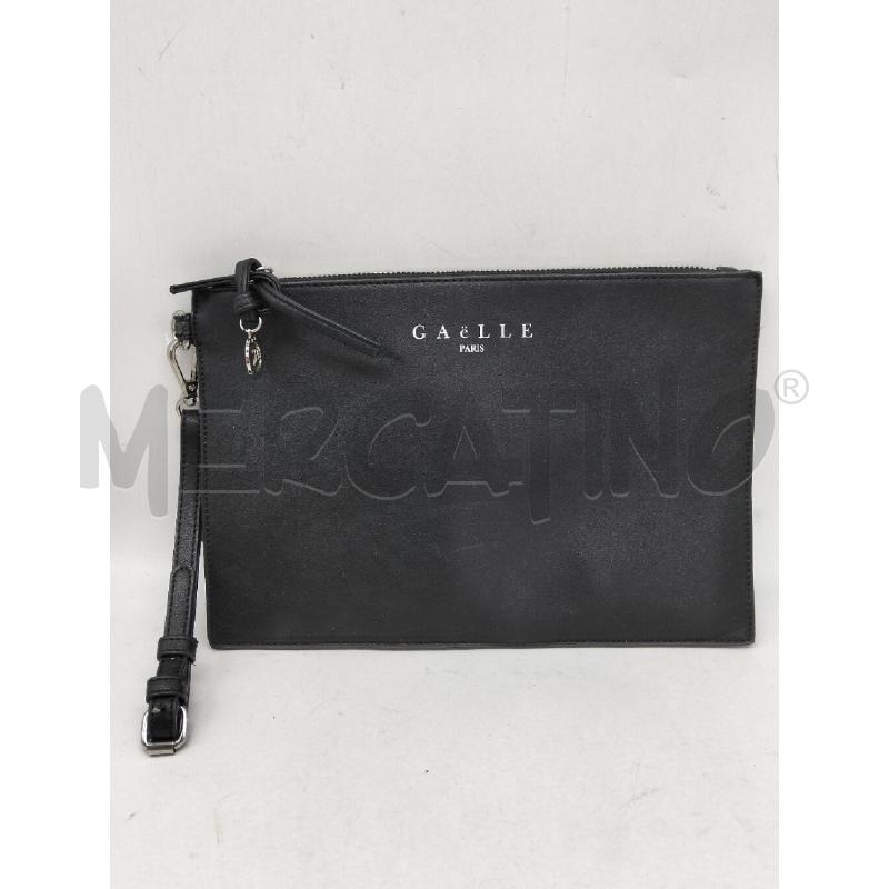 BORSA DONNA GAELLE ECOPELLE NERO POCHETTE  | Mercatino dell'Usato Lamezia terme 1