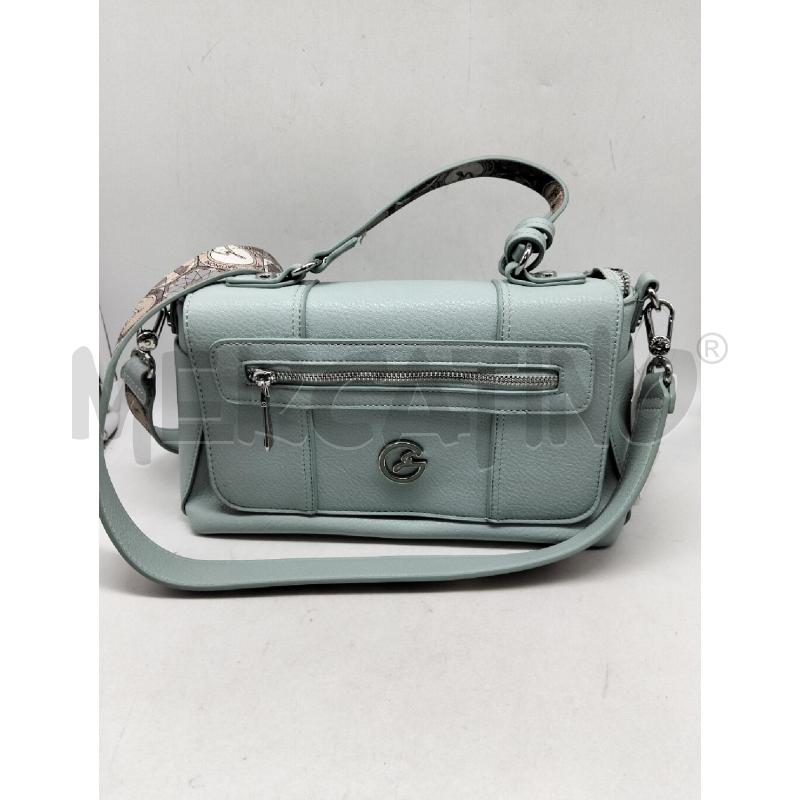 BORSA DONNA GATTINONI ECOPELLE VERDE SALVIA CON TRACOLLA - | Mercatino dell'Usato Lamezia terme 1