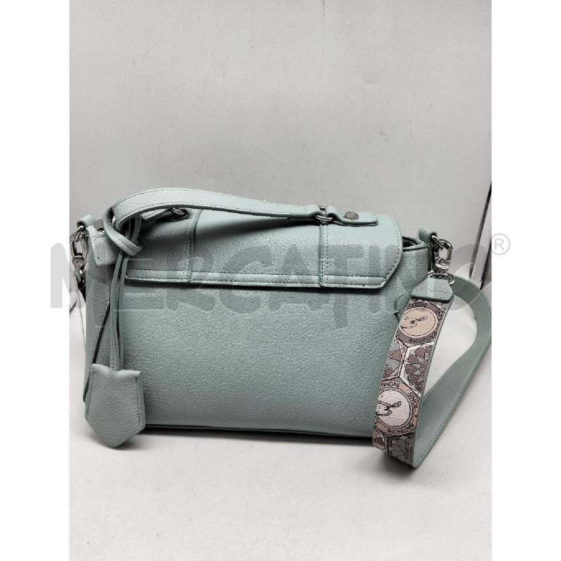 BORSA DONNA GATTINONI ECOPELLE VERDE SALVIA CON TRACOLLA - | Mercatino dell'Usato Lamezia terme 3