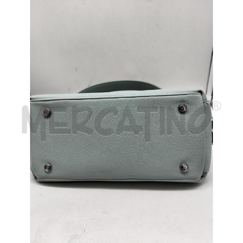 BORSA DONNA GATTINONI ECOPELLE VERDE SALVIA CON TRACOLLA - | Mercatino dell'Usato Lamezia terme 4