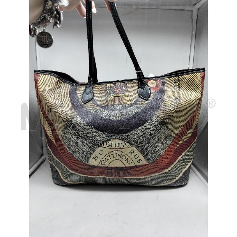BORSA DONNA GATTINONI NERO GRANDE | Mercatino dell'Usato Lamezia terme 1